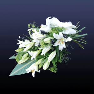 Valge leinakimp Liilia Oriental